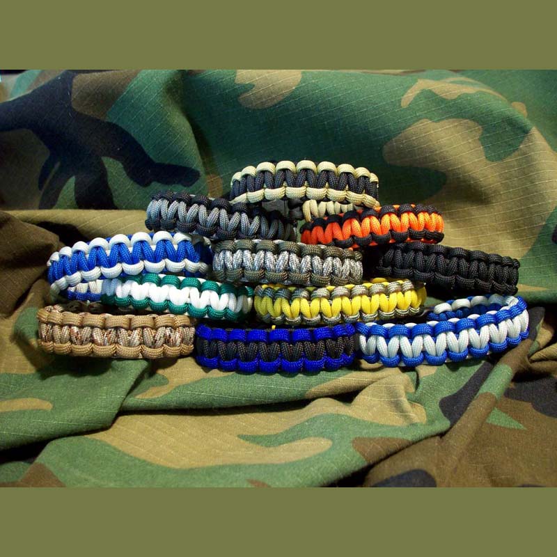 The Original Military Cobra Knot Paracord Bracelets - Paracord Paul  Bracelets and Military Dog Tag Gear