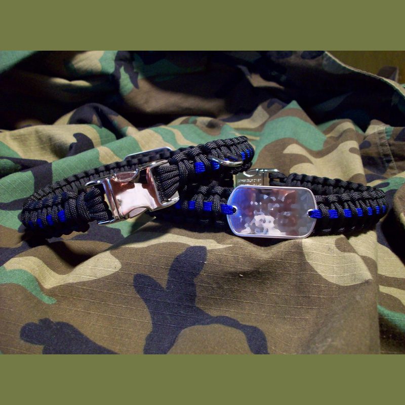 Thin Blue Line Paracord Bracelet - Police Bracelet Tutorial - YouTube