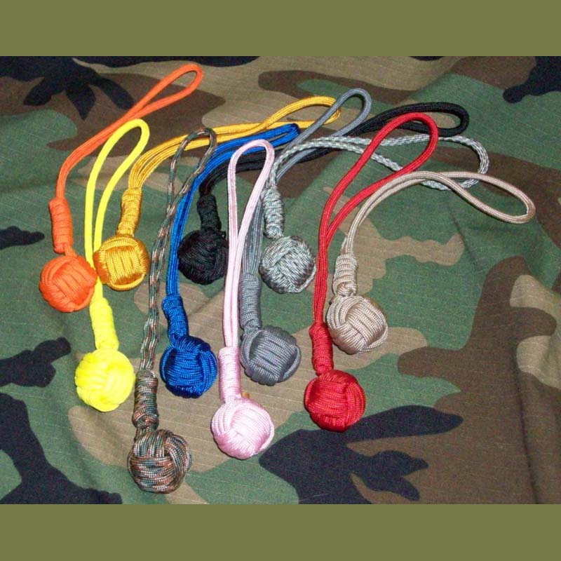 Necklace Monkey's Fist Paracord Lanyard with Breakaway Clasp