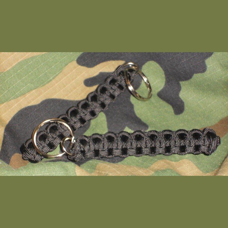 Quattuor Paracord Keychain - Paracord Paul Bracelets and Military Dog Tag  Gear