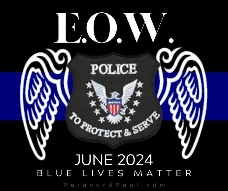 Thin Blue Line End of Watch Report for June 2024