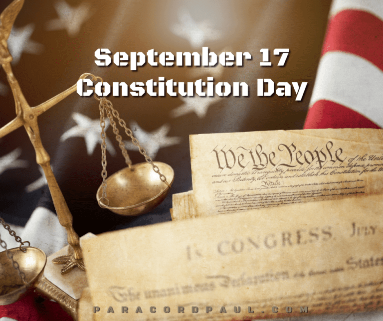 Constitution Day: September 17th -- A refresher from Paracord Paul.