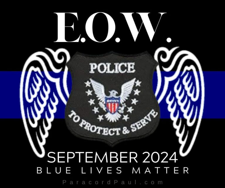 Thin Blue Line End of Watch Report for September 2024