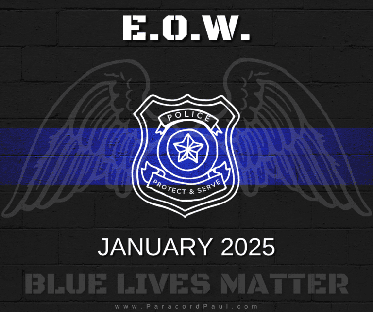 January 2025 End of Watch Report - Thin Blue Line